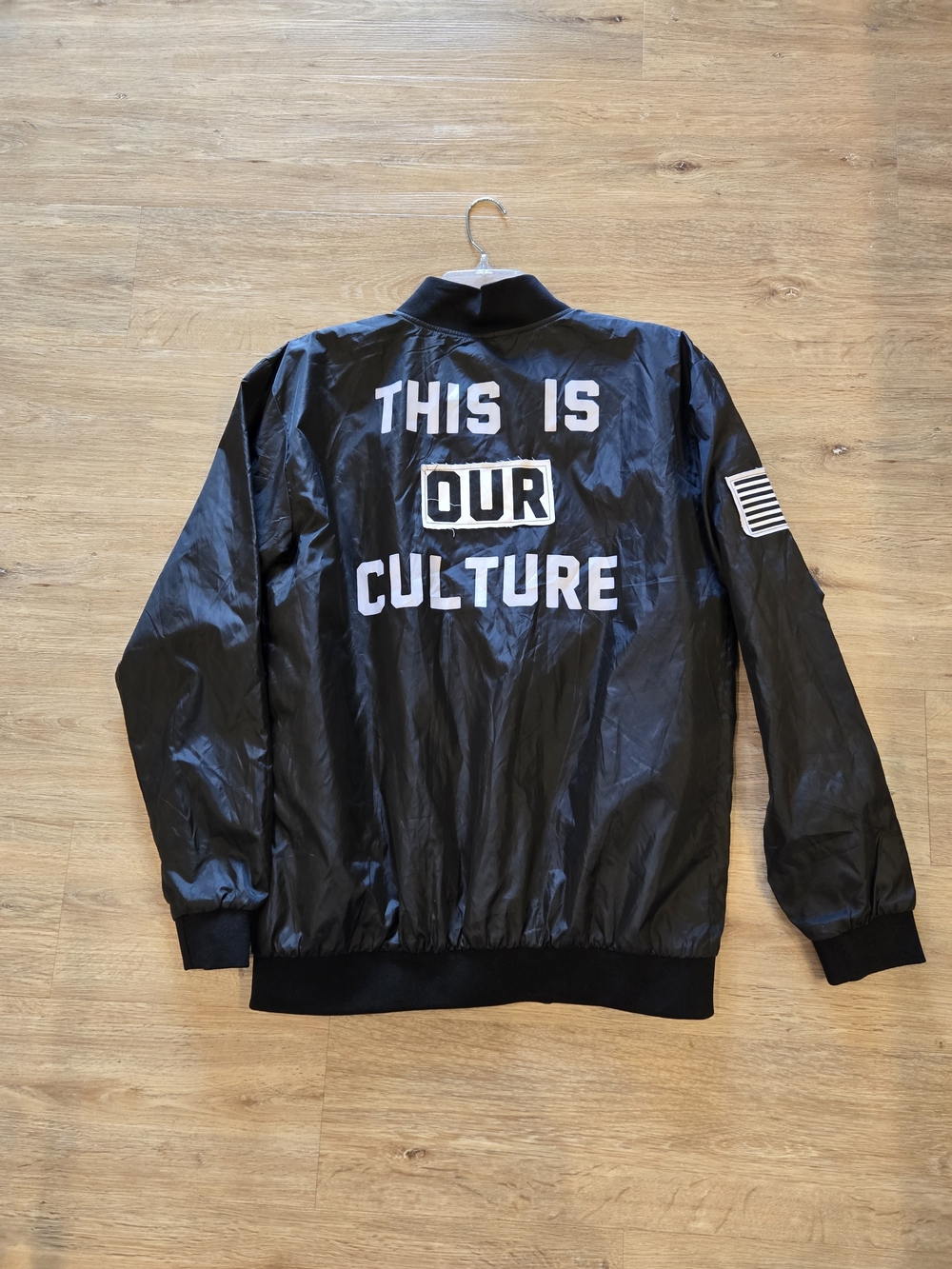 Fall Out Boy Group Black Bomber Jacket - Classic Lightweight Zip-Front